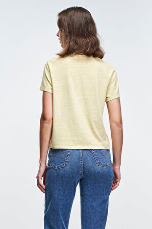 CLASSIC FIT NATURAL DYE HERITAGE JS KADIN T-SHIRT