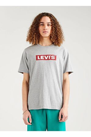 Levi's Erkek Bisiklet Yaka Gri T-shirt - A2082-0072