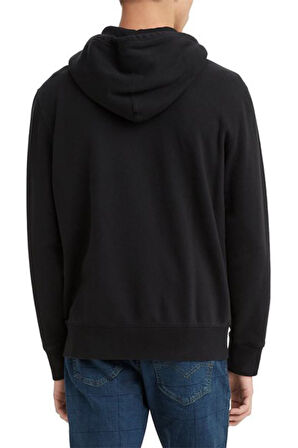 Levi's Erkek Fermuarlı Kapüşonlu Siyah Sweatshirt - A4915-0001