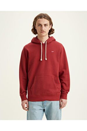 Levi's Erkek Kapüşonlu Bordo Sweatshirt - A4916-0001