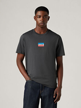 ERKEK BİSİKLET YAKA ANTRASİT T-SHİRT TİŞÖRT 22491-1291