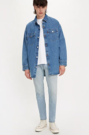 Levi's 511 Erkek Normal Bel Dar Paça Kot Pantolon 04511-5550