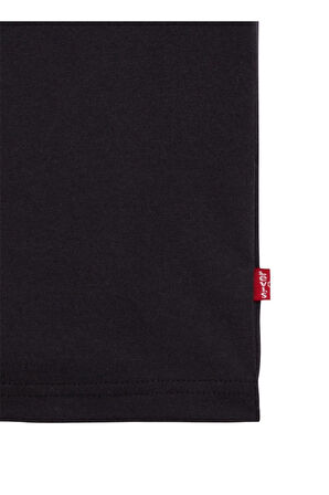 Levi's Erkek Bisiklet Yaka Baskılı Siyah Relaxed Fit T-Shirt A2082-0114