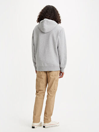 GRAPHIC HOOD MINI SPORTSWEAR ERKEK GRİ SWEATSHIRT A2410-0006