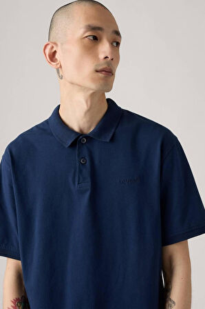 Levi's Relaxed Fit Erkek Lacivert Vintage Fit Polo Yaka Tişört - A6735-0001