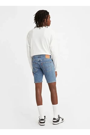 412 Slim Fit Likrakı Esnek Kumaş Erkek Şort Mavi / 32