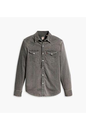 Levi's Erkek Gri Denim Kot Gömlek 85745-0148