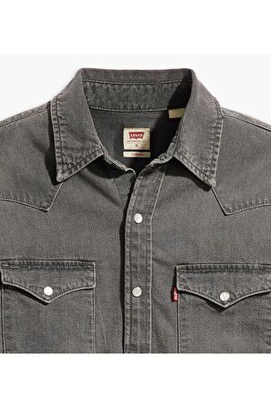 Levi's Erkek Gri Denim Kot Gömlek 85745-0148