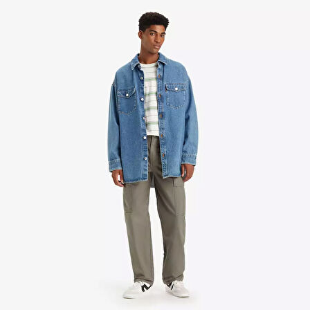 Levi's Erkek Straight Fit Haki Kargo Pantolon - A7364-0002
