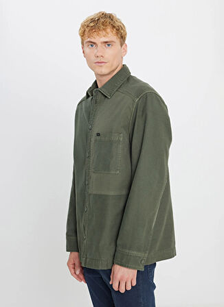 Lee Relaxed Haki Erkek Ceket LR13208941690 Haki Ceket