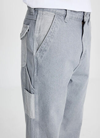 Lee Düşük Bel Relaxed Gri Erkek Denim Pantolon L78Q208890891 Gri Denim Pantolon