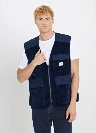 Lee Lacivert Erkek Yelek LR37204033607 Lacivert Yelek