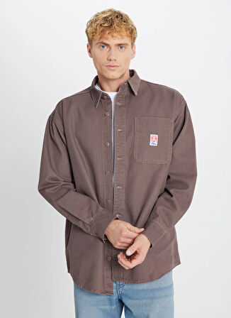 Wrangler Oversize Kahve Erkek Ceket W58520891960P Kahverengi Ceket