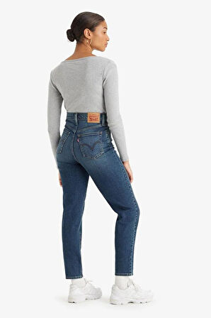 Levi's High Waist Mom Jeans Kadın Koyu Mavi Yüksek Bel Pantolon - A7745-0001