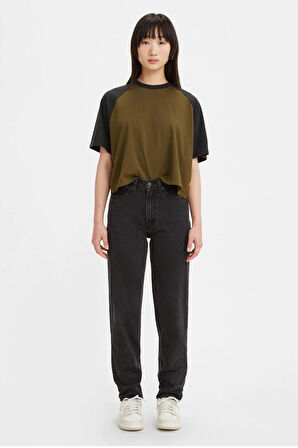 Levi's Kadın Siyah Yüksek Bel 80's Mom Jeans Kot Pantolon - A9385-0000