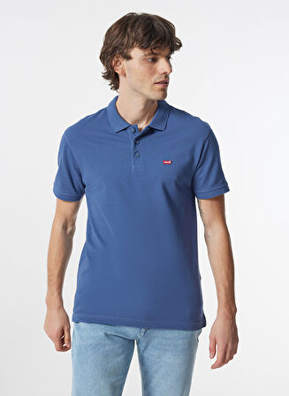 Düz Açık Mavi Erkek Polo T-Shirt HM POLO CLASSIC VI