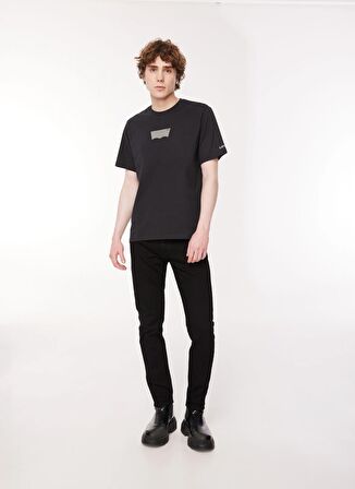 Levis Bisiklet Yaka Baskılı Siyah Erkek T-Shirt A2082-0147_SS RELAXED FIT TEE YS BW