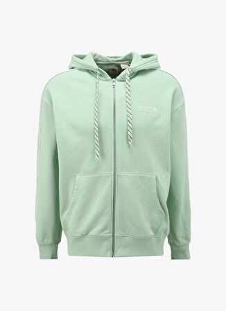 Levis Kapüşon Yaka Yeşil Erkek Sweatshırt A9434-0001_GRAPHIC TRAINING ZIPUP B