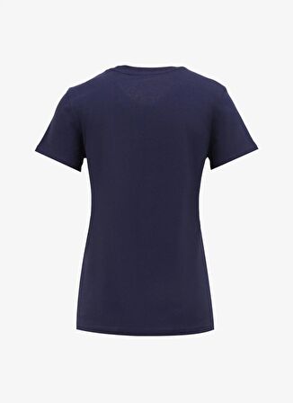 Levis Bisiklet Yaka Düz Mavi Kadın T-Shirt PERFECT TEE SEA CAPTAIN BLUE