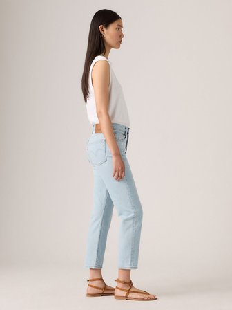 501® CROP WOW ME OVER KADIN MAVİ JEAN KOT PANTOLON 36200-0326