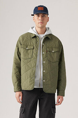 Levi's Erkek Overshirt Günlük Mont Yeşil Jacket - A9173-0003