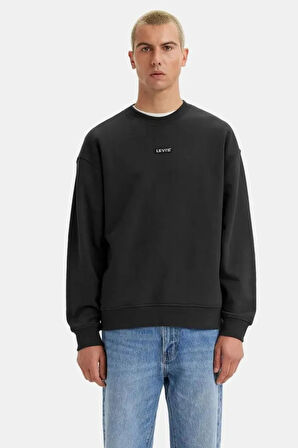 Levi's Relaxed Fit Erkek Siyah Sweatshirt - A4230-0023