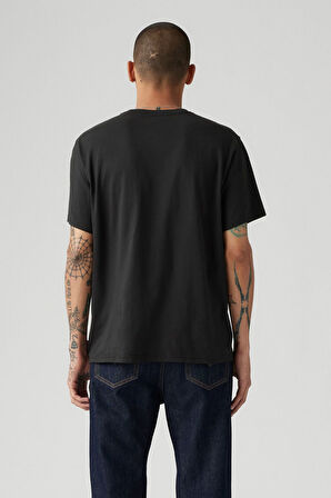 Levi's Erkek Relaxed Fit Baskılı Siyah T-shirt - 16143-1500