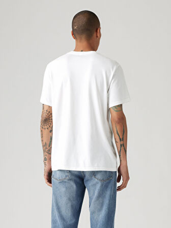 SS RELAXED FIT COOLMAX HL LOGO BEYAZ ERKEK T-SHIRT