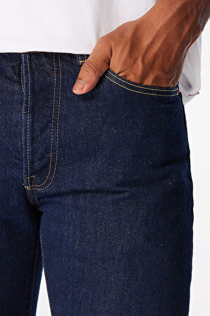 Levi's 501 Original Erkek Lacivert Jean Kot Pantolon - A7735-0015