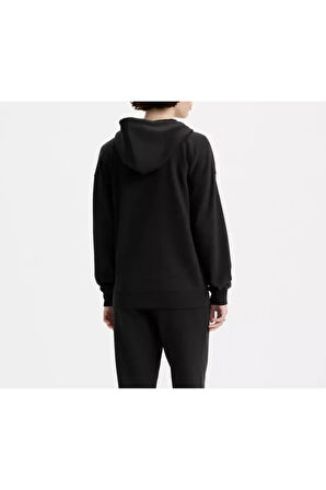 Levi's Kadın Fermuarlı Kapüşonlu Siyah Sweatshirt - 001U1-0000