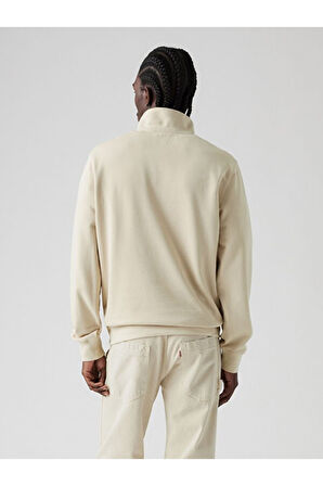 Levi's Erkek Original Housemark Yarım Fermuar Quarter-Zip Sweatshirt - 001TU-0002