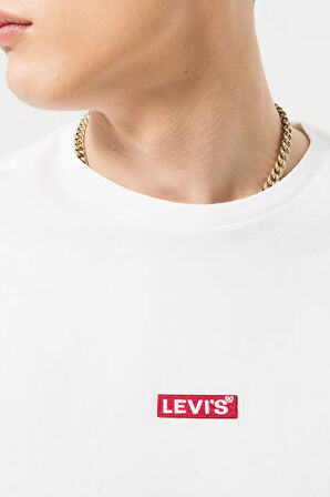 Levi's Erkek Beyaz Relaxed Fit T-shirt - A7772-0006