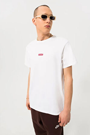 Levi's Erkek Beyaz Relaxed Fit T-shirt - A7772-0006