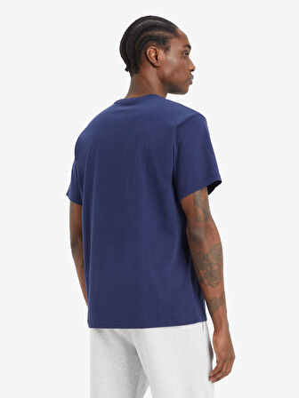 RELAXED FIT ERKEK MAVİ T-SHİRT A2082-0197