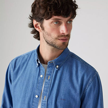 Levi's  Erkek Authentic Button-Down Mavi Gömlek - A7210-0025