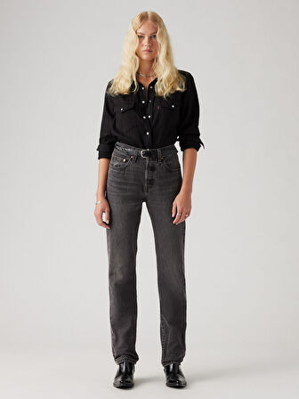 501® KADIN SİYAH JEAN KOT PANTOLON 12501-0556