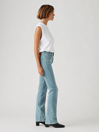 725 HIGH RISE BOOTCUT KADIN MAVİ JEAN PANTOLON 18759-0194