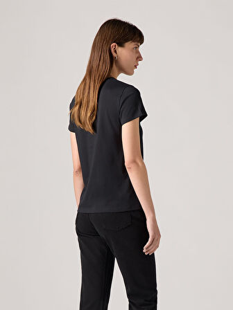 THE PERFECT KADIN SİYAH T-SHİRT 17369-2933