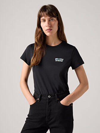 THE PERFECT KADIN SİYAH T-SHİRT 17369-2933