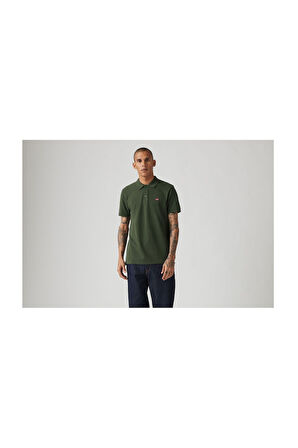Levi's Erkek Green Pique Polo Yaka T-Shirt - 35883-0232