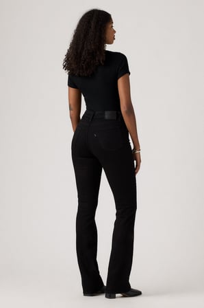 Levi's Kadın 725 Yüksek Bel Bootcut Siyah Jean - 18759-0184