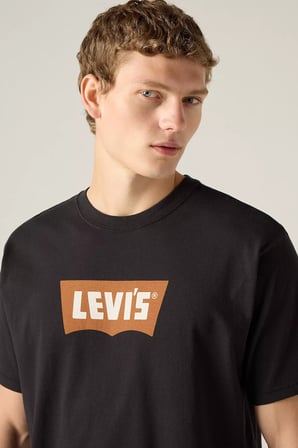 Levi's Logolu Pamuklu Bisiklet Yaka T Shirt Erkek T SHİRT 000RY-0004 SİYAH