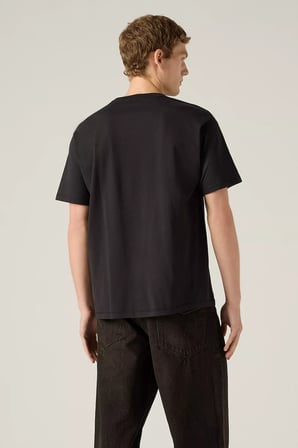 Levi's Logolu Pamuklu Bisiklet Yaka T Shirt Erkek T SHİRT 000RY-0004 SİYAH