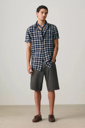 Levi's Premium 478™ Bol Kesim 12" Erkek Siyah Şortu - 001JM-0000