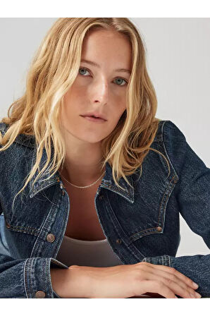 Levi's Kadın Pamuklu Çift Cepli Kot Ceket - 001YL-0000