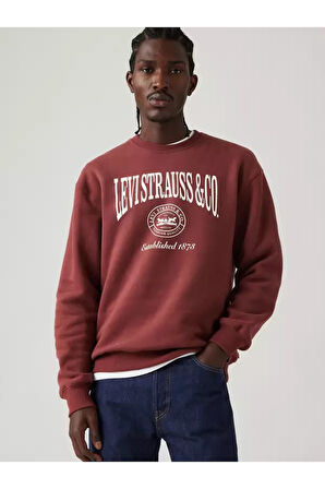 Levi's Erkek Rahat Grafik Yuvarlak Yaka Sweatshirt - 38712-0412