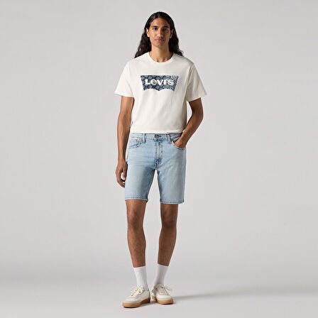 412 SLIM ERKEK MAVİ KOT ŞORT A7731-0004