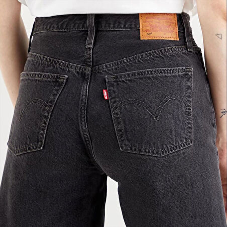 501 MID THIGH SHORT LUNAR BLACK