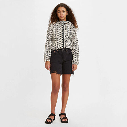 501 MID THIGH SHORT LUNAR BLACK