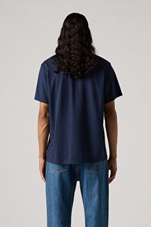 RELAXED FIT ERKEK LACİVERT T-SHİRT A2082-0257